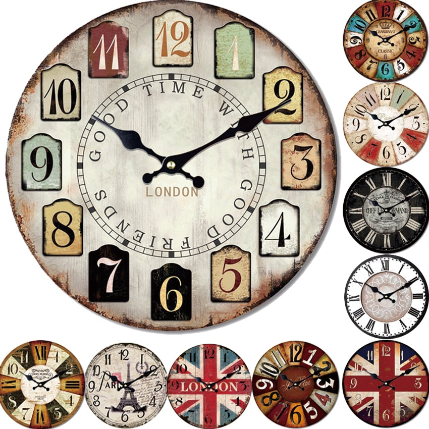 Ten Styles Reloj Large Wall Clock Design Fashion Silent Living Room Wall Decor Saat Home Decoration Watch Wall Christmas Gift