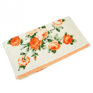 Home Hotel Soft Cotton Face Flower Towel Bamboo Fiber Quick Dry Bathroom Towels Facecloth 34*75cm