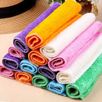 5 Pcs Kitchen Anti-grease wipping rags efficient Bamboo Fiber Cleaning Cloth home washing dish Multifunctional Cleaning Tools