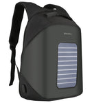 Solar Panel Power Backpack External USB Charge Bag Large Capacity Business Travel Anti-theft Waterproof Laptop Backpack