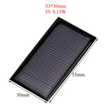 Solar Panel 5V 6V 12V Mini Solar System DIY For Battery Cell Phone Chargers Portable Solar Cell 0.15W 0.6W 1W 1.25W 1.5W