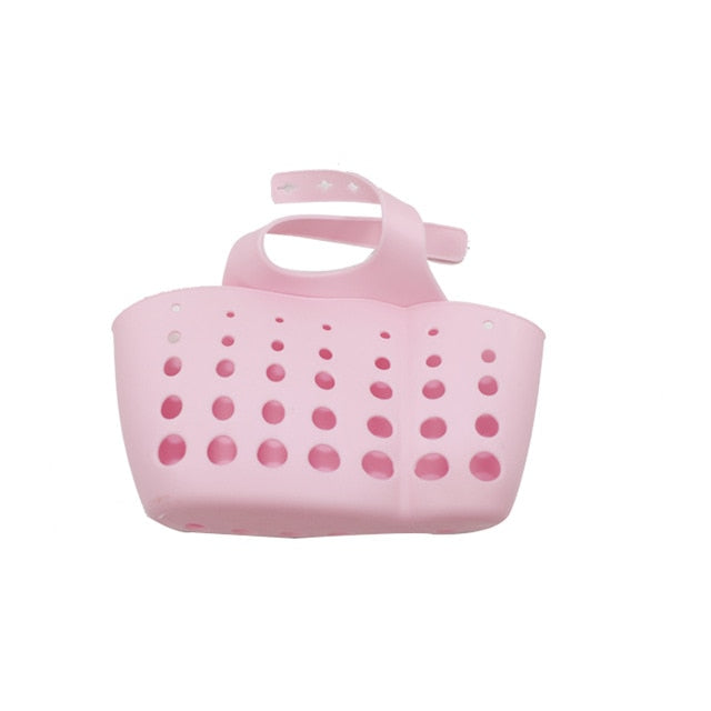 Portable Basket Home Kitchen Hanging Drain Basket Bag Bath Storage Tools Sink Holder Kitchen Accessory vaciar cesta11