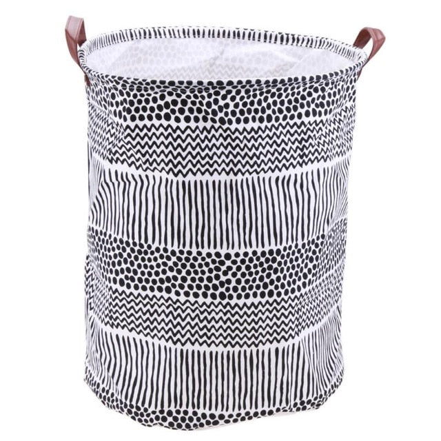 Foldable Laundry Storage Basket Clothes Storage Bag Dirty Laundry Basket Kids Toys Organizer Home Sundries Storage Barrel