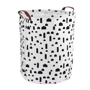 Foldable Laundry Storage Basket Clothes Storage Bag Dirty Laundry Basket Kids Toys Organizer Home Sundries Storage Barrel