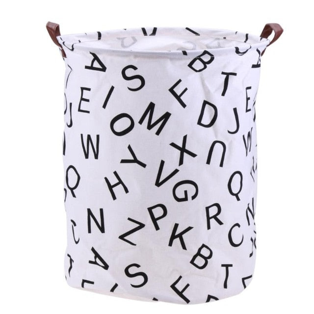 Foldable Laundry Storage Basket Clothes Storage Bag Dirty Laundry Basket Kids Toys Organizer Home Sundries Storage Barrel