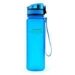 Hot Sale Uzspace Protein Shaker Portable Motion My Tritan Water Bottle Bpa Free Plastic For Sports camping hiking 350/500/650ml