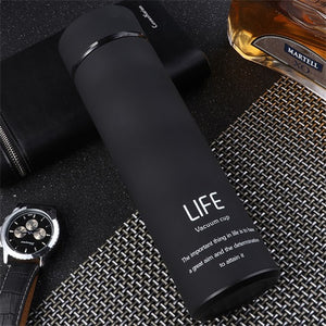 ZOOOBE Thermos Tea Vacuum Flask With  Filter Stainless Steel 304 Thermal Cup Coffee Mug Water Bottle Office Business Home Thermo