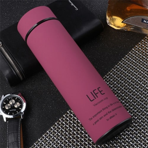 ZOOOBE Thermos Tea Vacuum Flask With  Filter Stainless Steel 304 Thermal Cup Coffee Mug Water Bottle Office Business Home Thermo