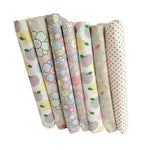 Hoomall 7PCs Mixed Cotton Fabric For Patchwork Cloth DIY Handmade Sewing Home Decoration Soft Felt Fabric Needlework 25x25cm