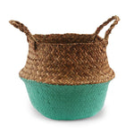 Storage Baskets laundry Seagrass Baskets Wicker Hanging Flower Pot Baskets Storage Flower Home Pot panier osier basket for toys