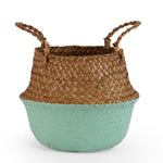 Storage Baskets laundry Seagrass Baskets Wicker Hanging Flower Pot Baskets Storage Flower Home Pot panier osier basket for toys