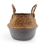 Storage Baskets laundry Seagrass Baskets Wicker Hanging Flower Pot Baskets Storage Flower Home Pot panier osier basket for toys