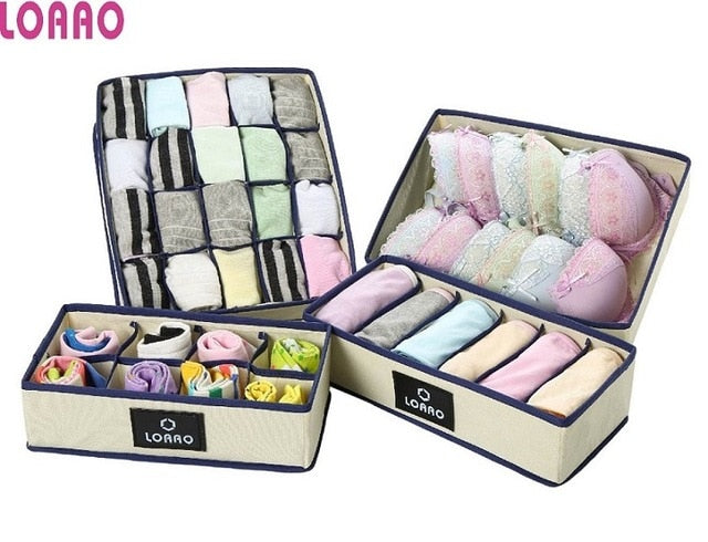 home socks box storage box bins underwear organizer box bra box necktie socks storage organizer