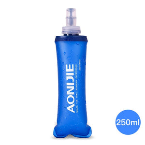 AONIJIE 170ml 250ml 500ml Sports BPA Free Collapsible Foldable Soft Water Bag Water Bottle Kettle Flask Hydration Pack Bladder