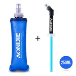 AONIJIE 170ml 250ml 500ml Sports BPA Free Collapsible Foldable Soft Water Bag Water Bottle Kettle Flask Hydration Pack Bladder