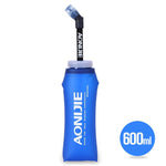 AONIJIE 170ml 250ml 500ml Sports BPA Free Collapsible Foldable Soft Water Bag Water Bottle Kettle Flask Hydration Pack Bladder