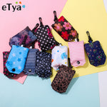 eTya New Foldable Portable Shopping Bag Reusable Tote Pouch Recycle Storage Handbags Women Fashion Home Travel Organizer Bag