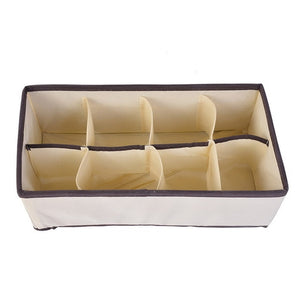 LASPERAL Non-woven Scarfs Socks Bra Organizer Storage Box Drawer Closet Organizers Boxes For Underwear Bra Home Storage