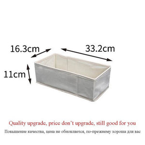 LASPERAL Non-woven Scarfs Socks Bra Organizer Storage Box Drawer Closet Organizers Boxes For Underwear Bra Home Storage