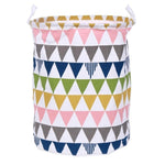 Foldable Laundry Basket Canvas Storage Basket Barrel Creative Kids Toys Organizer Storage Barrel Container Home Supplies