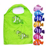 7 Colors Tropical Fish Foldable Eco Reusable Shopping Bags Reusable Tote Pouch Recycle Storage Handbags 38cm x58cm