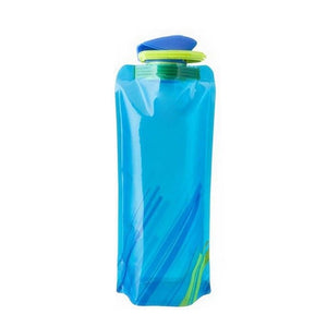 WTCABROE Foldable Outdoor 695ml Collapsible Drinking Water bottle Portable Sports Camping Hiking Traveling HD Water bottles Bags