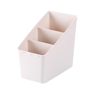 Lasperal Plastic Makeup Organizer Home Office Sundries Cosmetics Storage 5 Grids Desktop Jewelry Storage Box Container Drawer