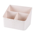 Lasperal Plastic Makeup Organizer Home Office Sundries Cosmetics Storage 5 Grids Desktop Jewelry Storage Box Container Drawer