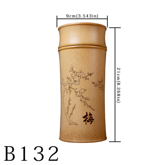 Large Capacity Natural Bamboo Storage Jars For Bulk Products Kitchen Accessories Container Bottle Spices Tea Box Caddy Sealed