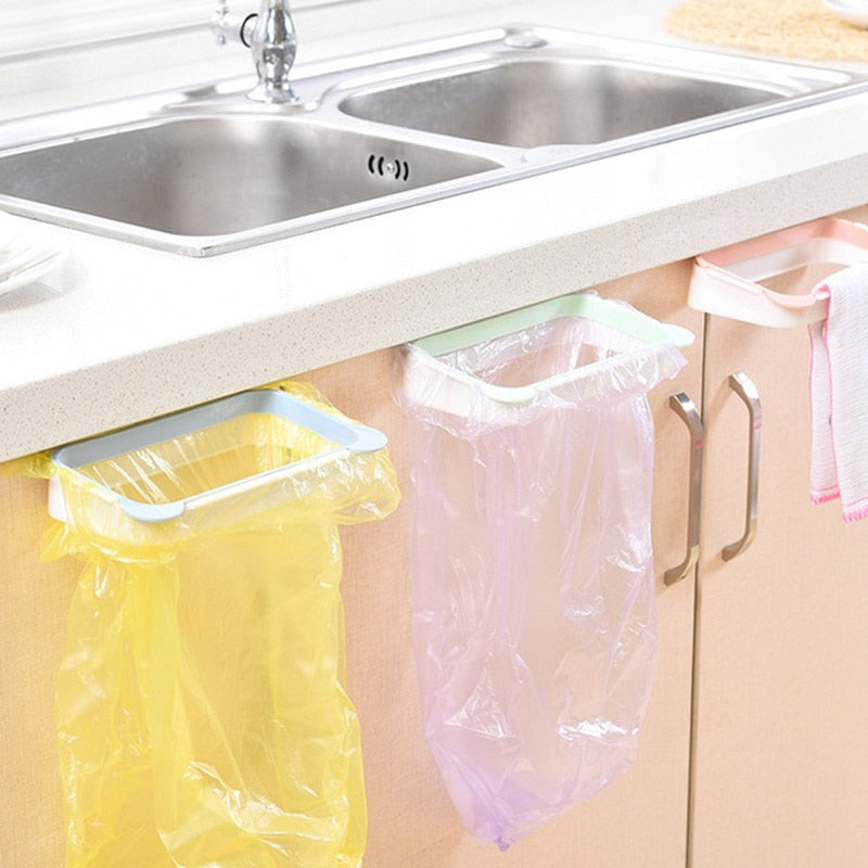 Hoomall Kitchen Rubbish Bag Storage Holders Racks Cabinet Stand Garbage Bags Organizer Home Towel Hanging Container Products