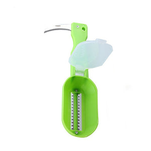 UARTER Creative Multipurpose Home Kitchen Garden Cooking Tool Clean Convenient Scraping Scale Kill Fish With Knife Machine